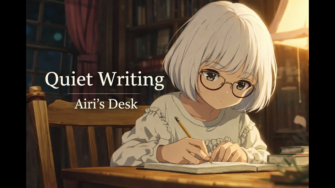 Quiet Writing at Airi’s Desk ✍️ | Cozy Piano Music