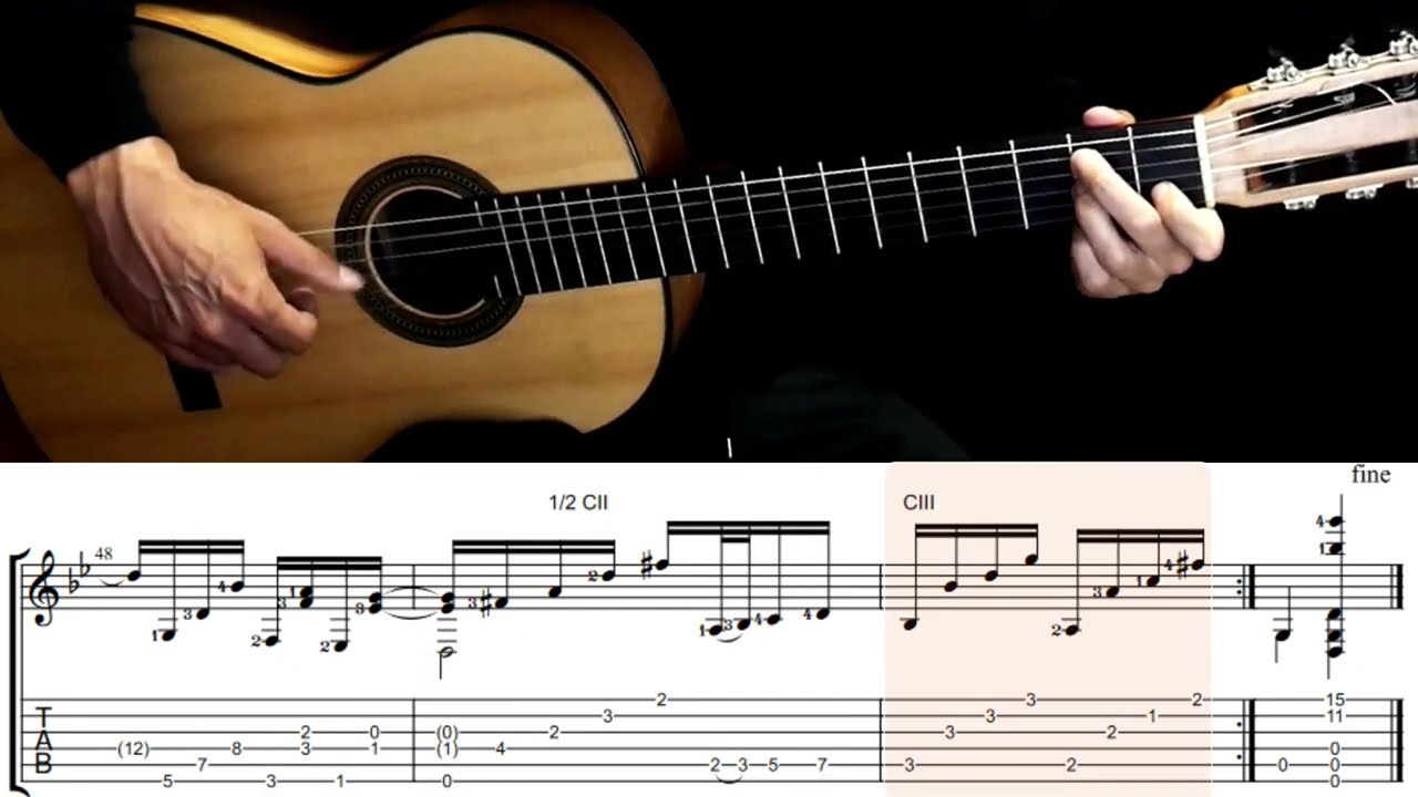 How to play - La Estancia Vieja on guitar - Atahualpa Yupanqui