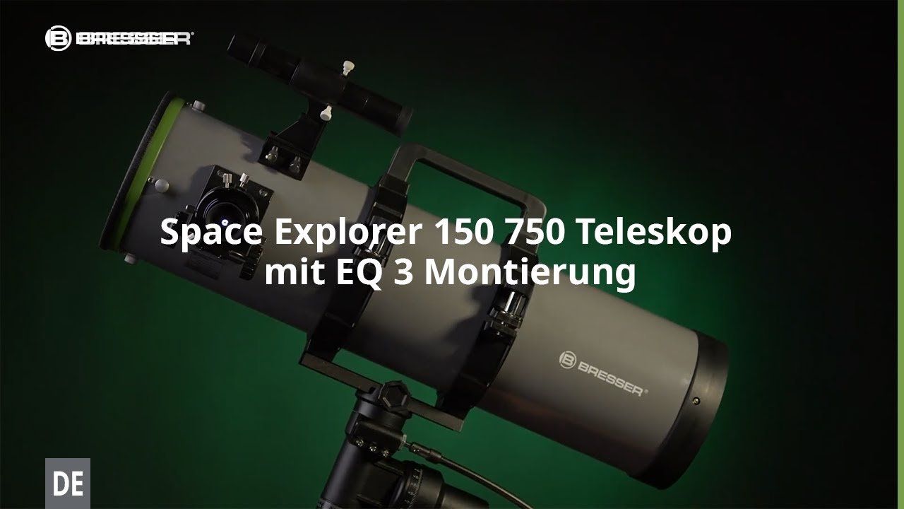 BRESSER Space Explorer 150/750 Teleskop mit EQ 3 Montierung