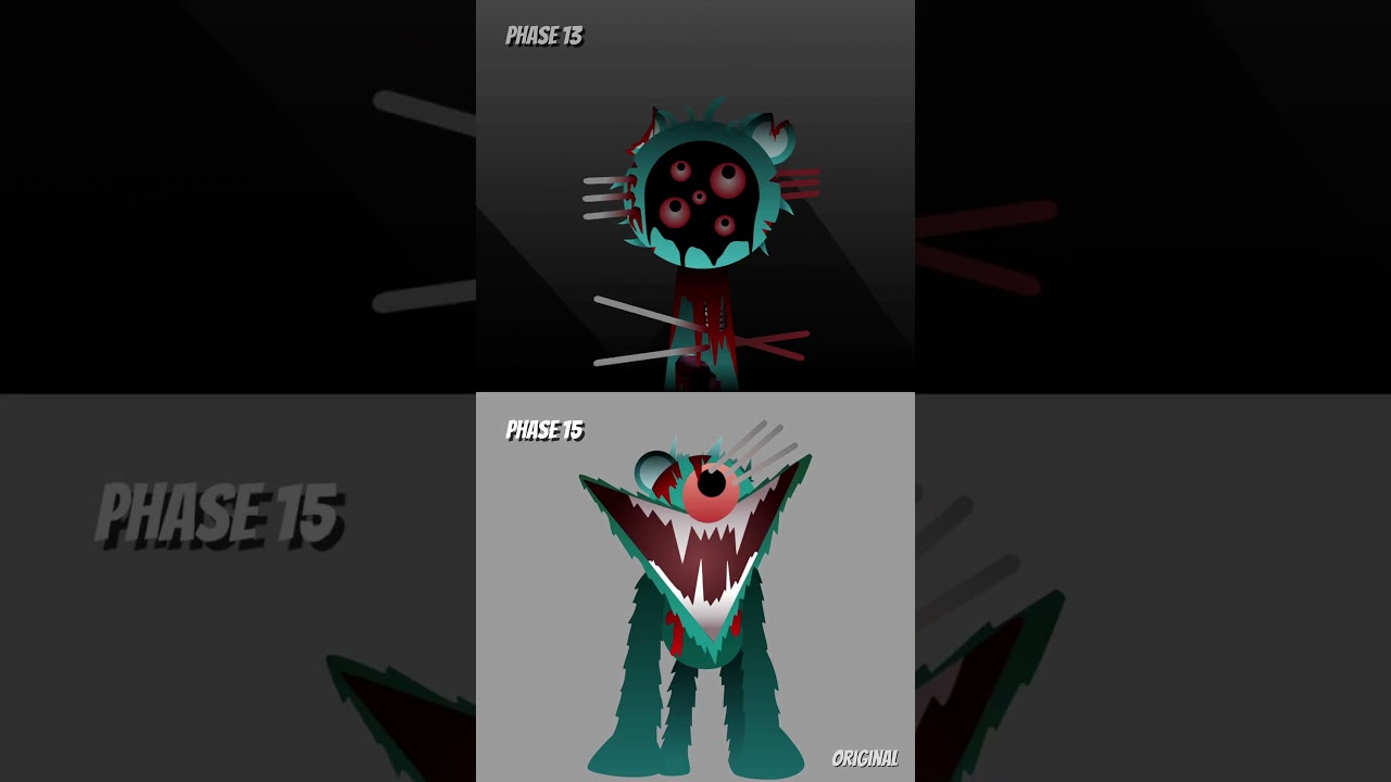 Sprunki Phase 13 vs. Phase 15 Original - ALL Characters