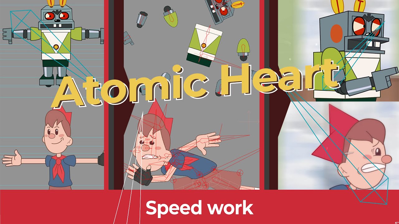 Как создавалась секретная сцена  Atomic Heart / How Atomic Heart's secret scene was created (Moho)
