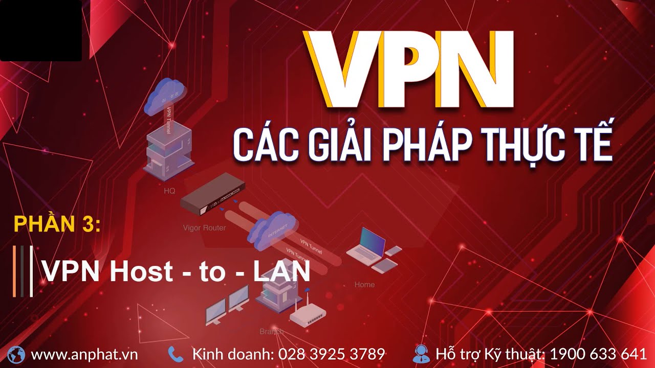 VPN C&aacute;c giải ph&aacute;p thực tế - VPN Host-to-LAN