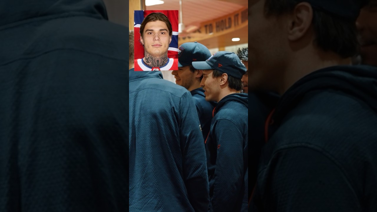 Habs pranked at team photo 🥸 #Prank #AprilFools #Shorts