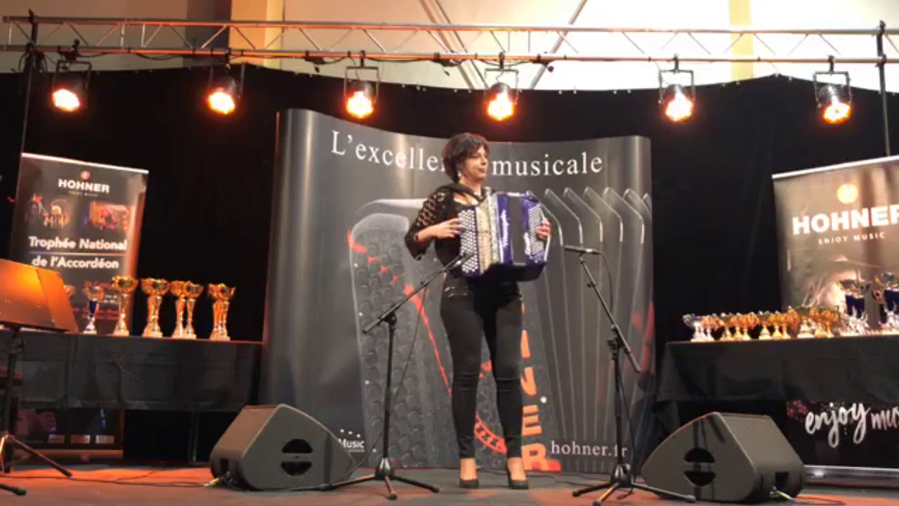 TROPHÉE NATIONAL MUSETTE Cat23 Musette 36 à 60 ans 1er Prix Husson Coralie