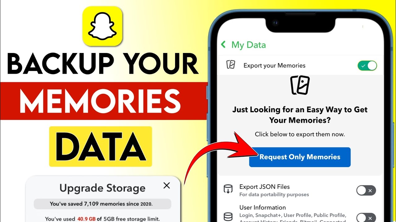 Как сделать резервную копию воспоминаний в Snapchat в 2026 году | Как сделать резервную копию фот...