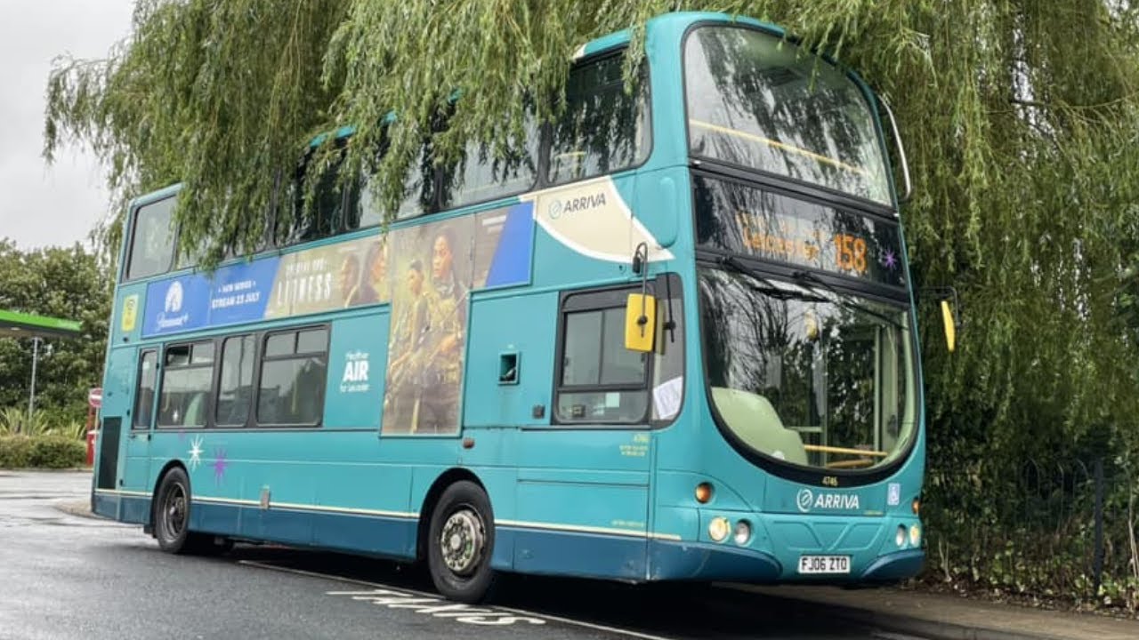 Near Breakdown?! Arriva Midlands 4746 (FJ06 ZTO) Route 158 | Rare!