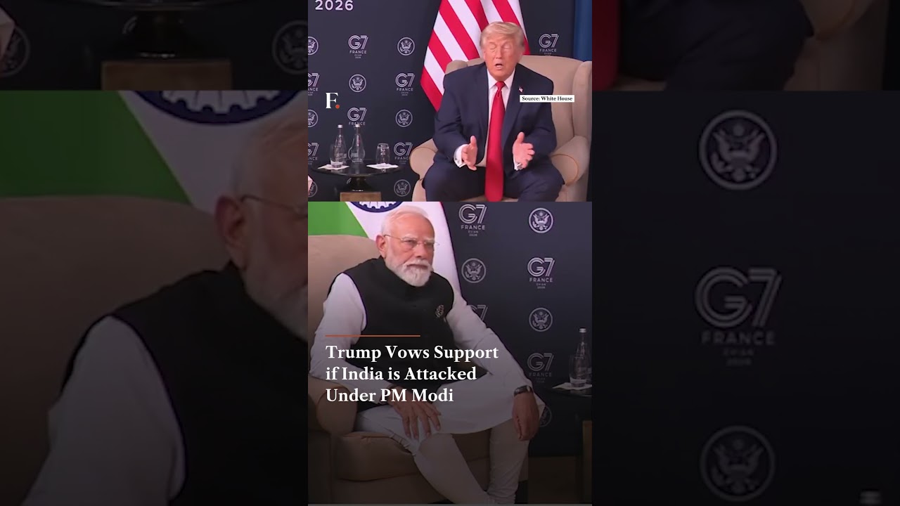 Трамп обещает поддержку Индии в случае нападения при Моди | Firstpost News | N18G