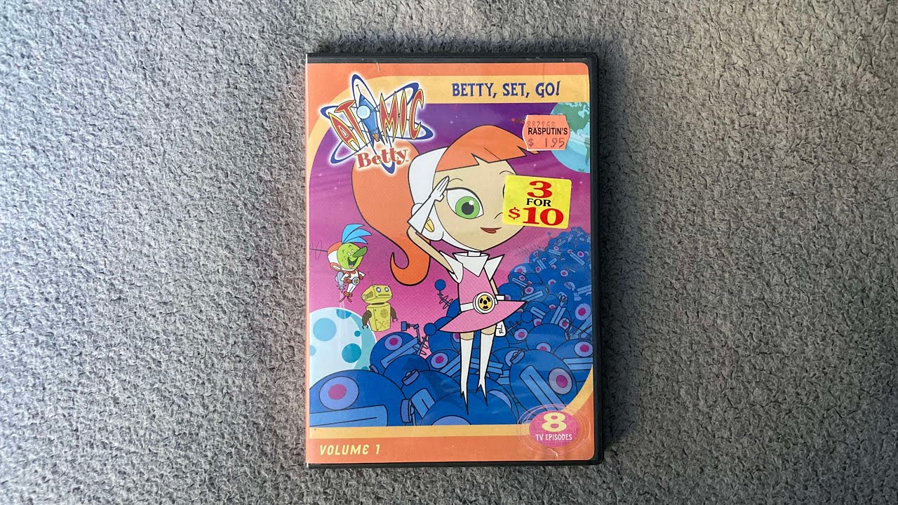 Atomic Betty: Volume 1 - Betty, Set, Go! 2005 FULL DVD (Farewell, Teletoon)