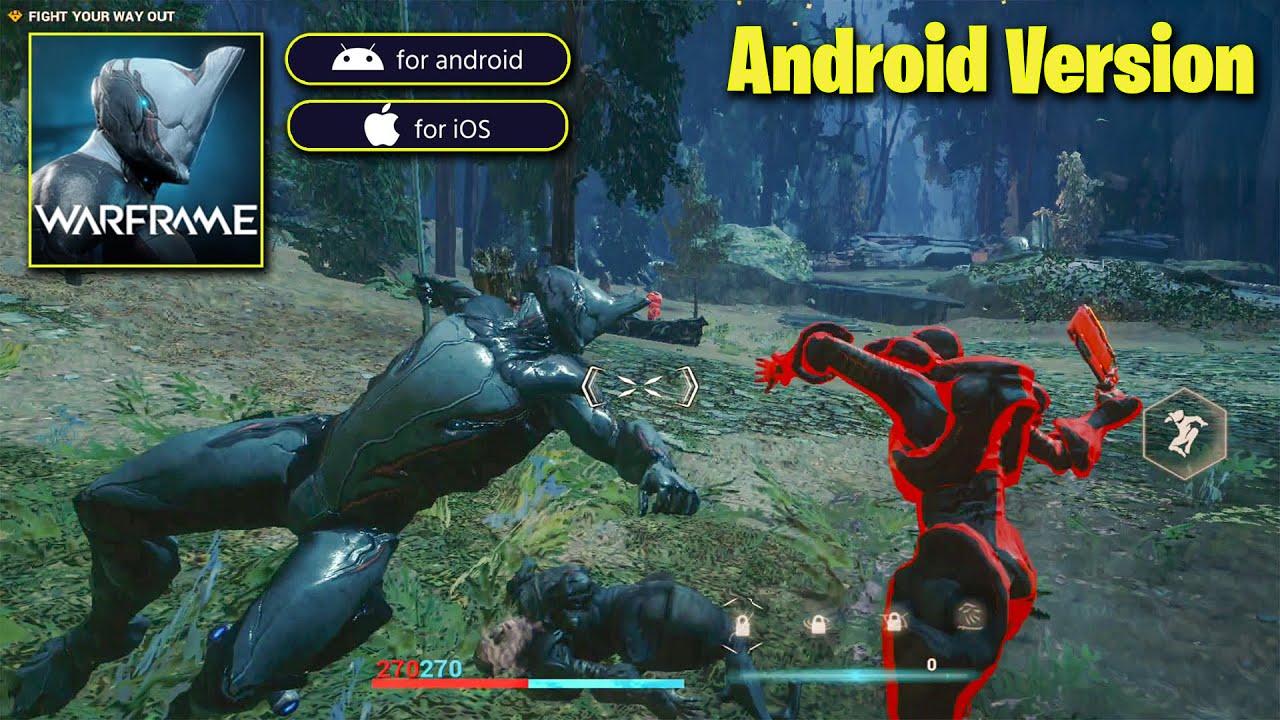 Warframe Mobile | Версия для Android - Геймплей!