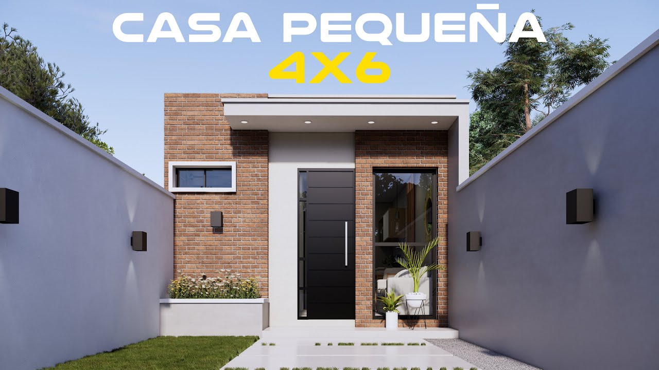 🏡 Increíble mini casa de 4x6 metros | Moderna y funcional