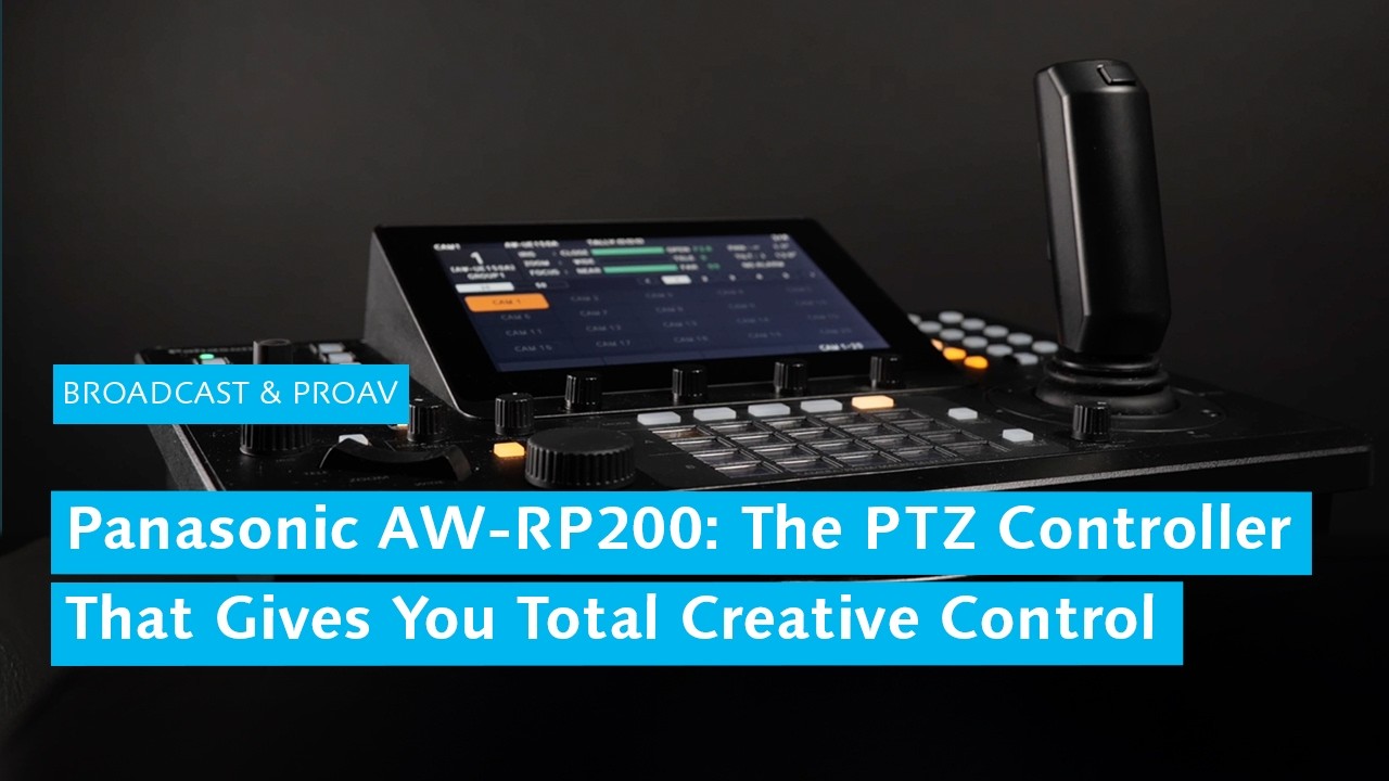 Panasonic AW-RP200: PTZ-контроллер, обеспечивающий полный контроль над творческим процессом.