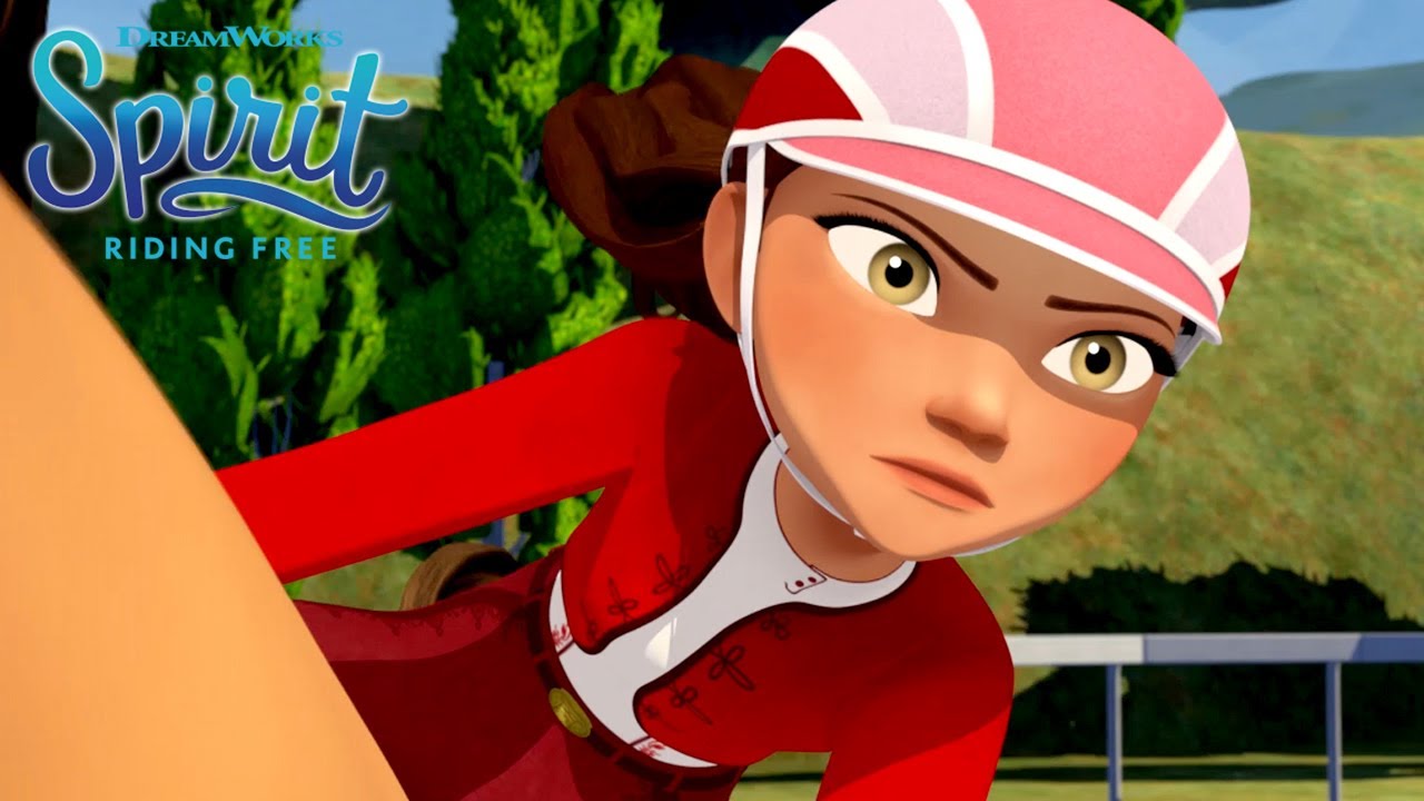 Lucky's Comeback Race Win! | SPIRIT RIDING FREE | Netflix