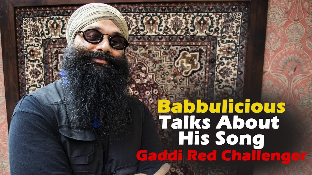 @babbulicious on Gaddi Red Challenger and touring India...!!