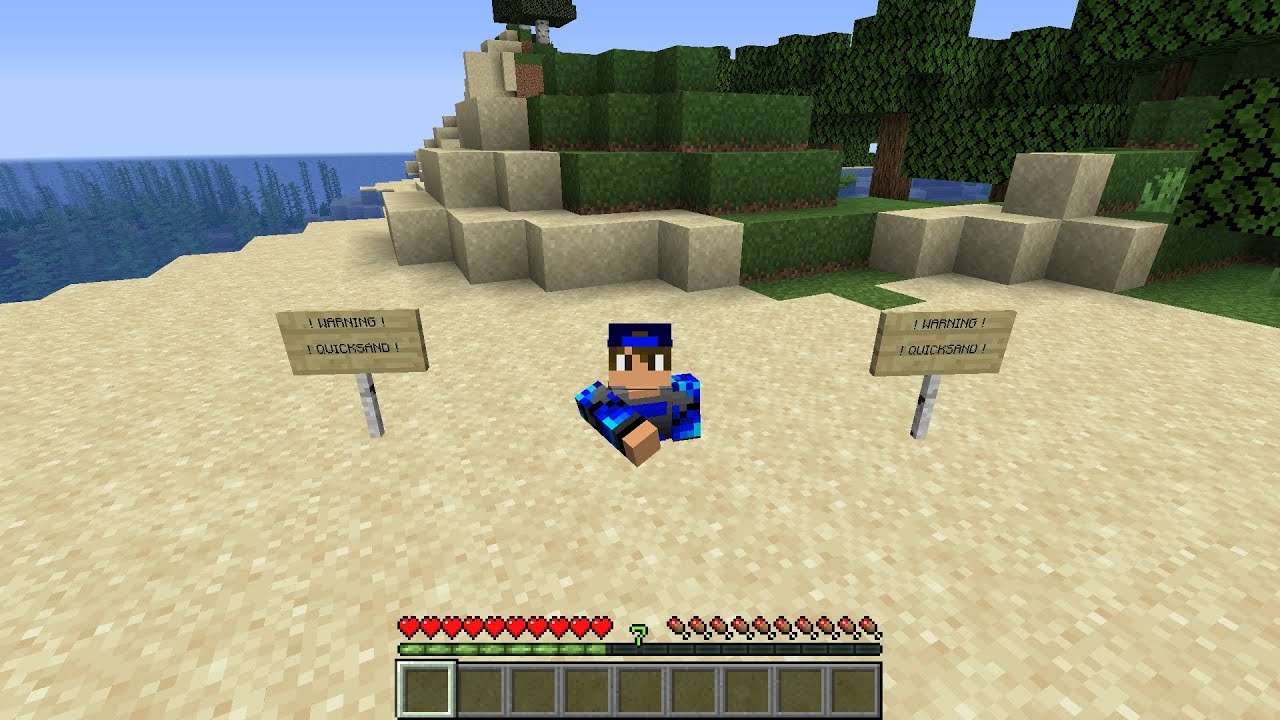 Minecraft - How to make Real, Deadly Quicksand! (No Mods + difficult to get out of) Java 1.16 / 1.17