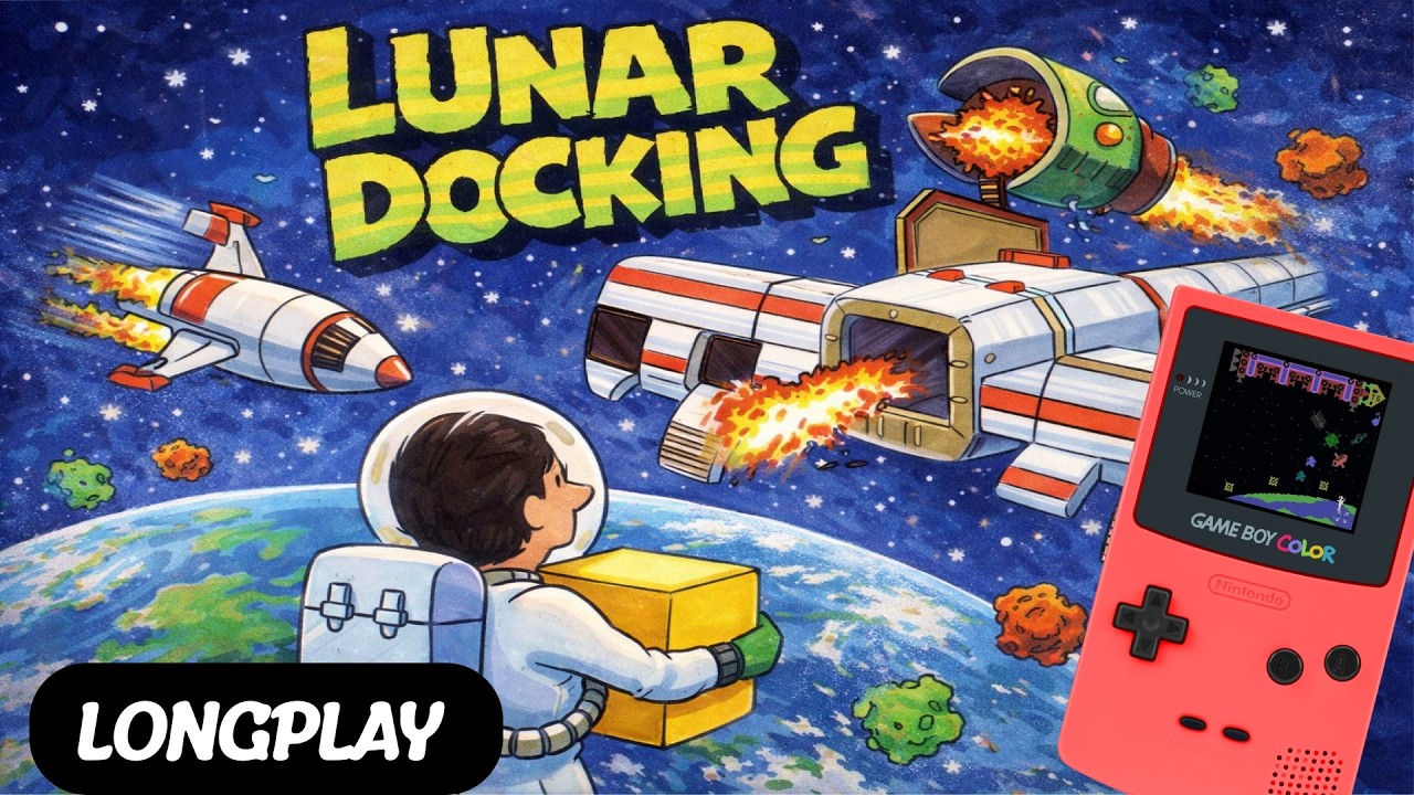 Lunar Docking - Game Boy Color Longplay video