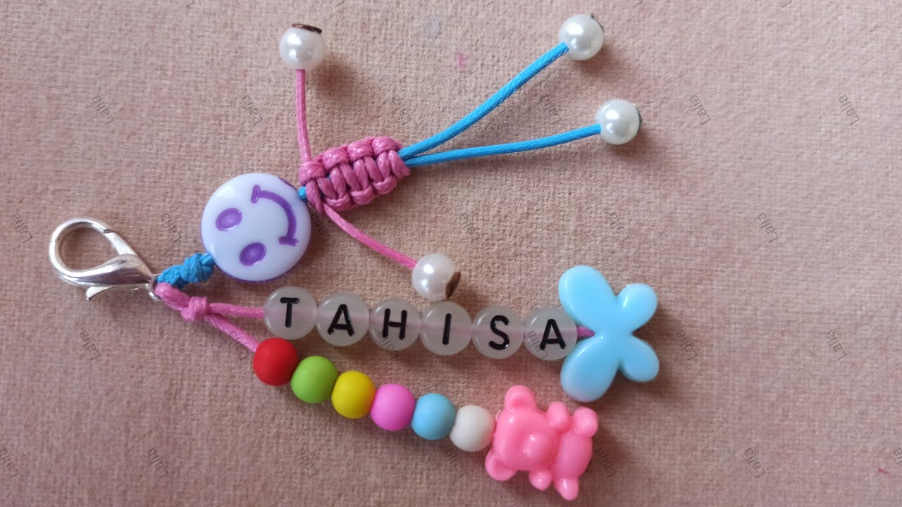 cómo hacer llavero personalizado con muñequito (para mochila o cartuchera) custom keychain