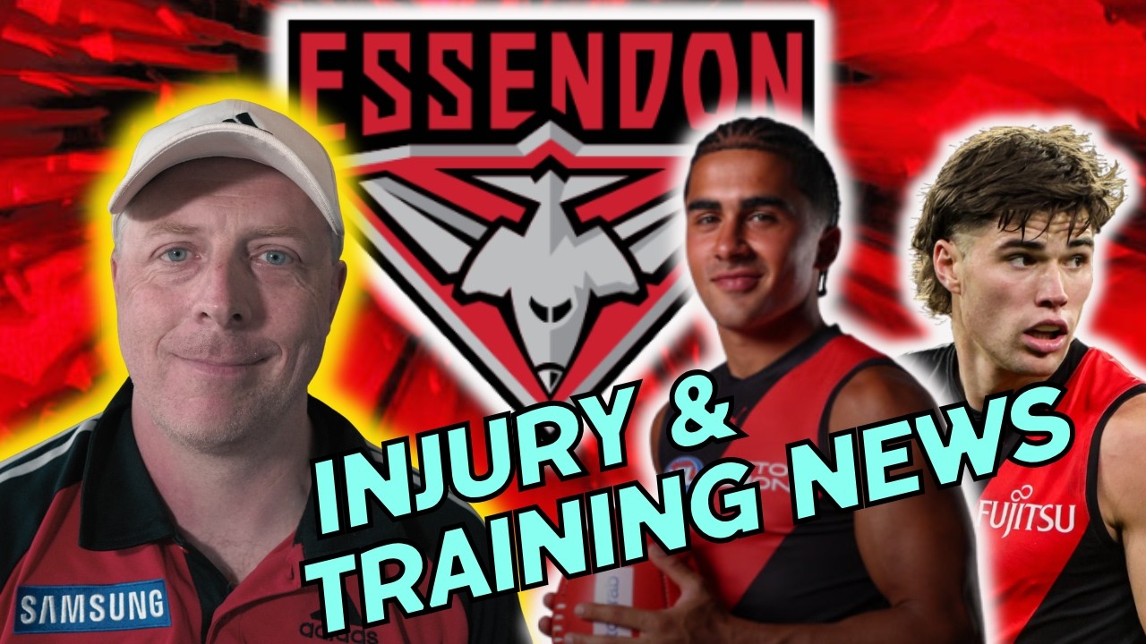 ESSENDON Training (25 Feb): Durham, Kako injury news. Draft Star Robey back into it!
