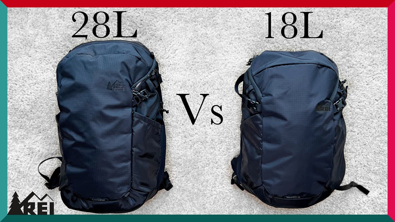 REI Ruckpack 28L vs 18L Feature Comparison - Which is the better buy??