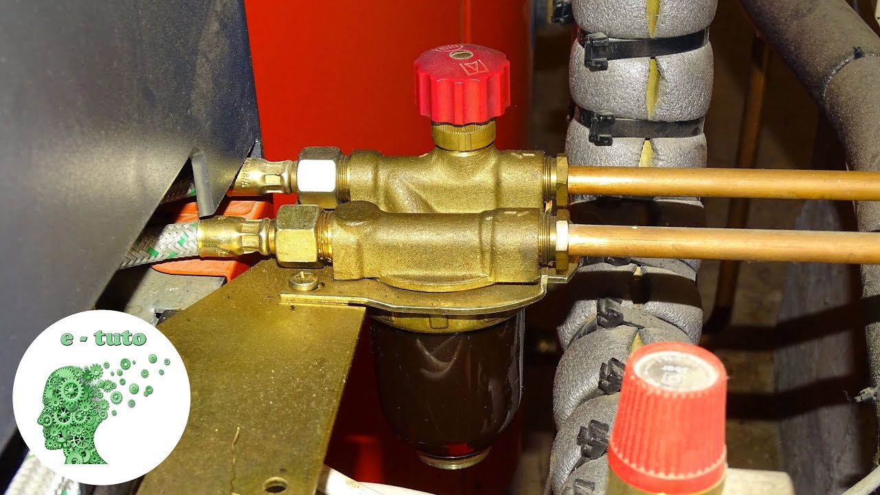 Changer ou nettoyer filtre chaudière fioul.