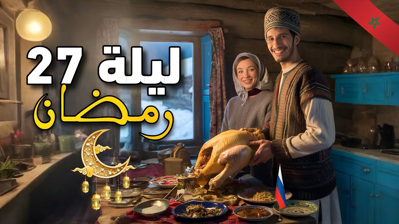 درنا الرفيسة المغربية فسيبيريا فالليلة 27 من رمضان! و متصوروش النتيجة‼️🇲🇦❤️