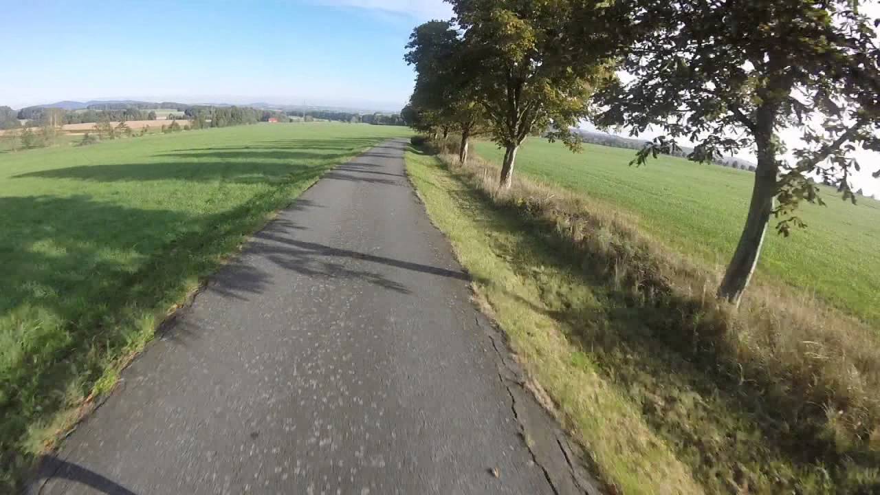 Radtour rund um den Kottmar - Abfahrt nach Obercunnersdorf