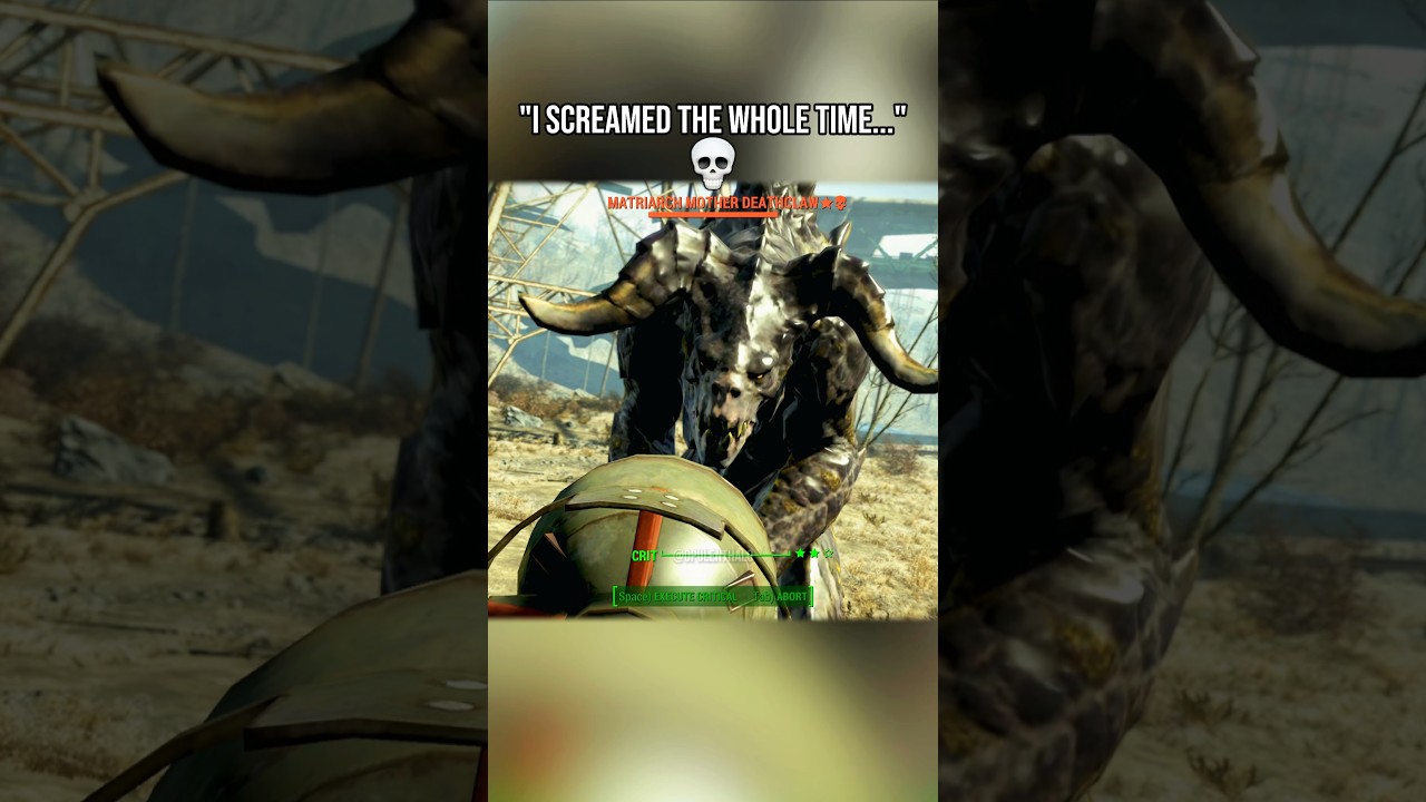 Fallout 4 Deathclaw main character💀