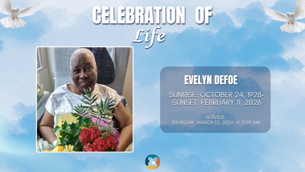 Celebration of Life - Evelyn Defoe