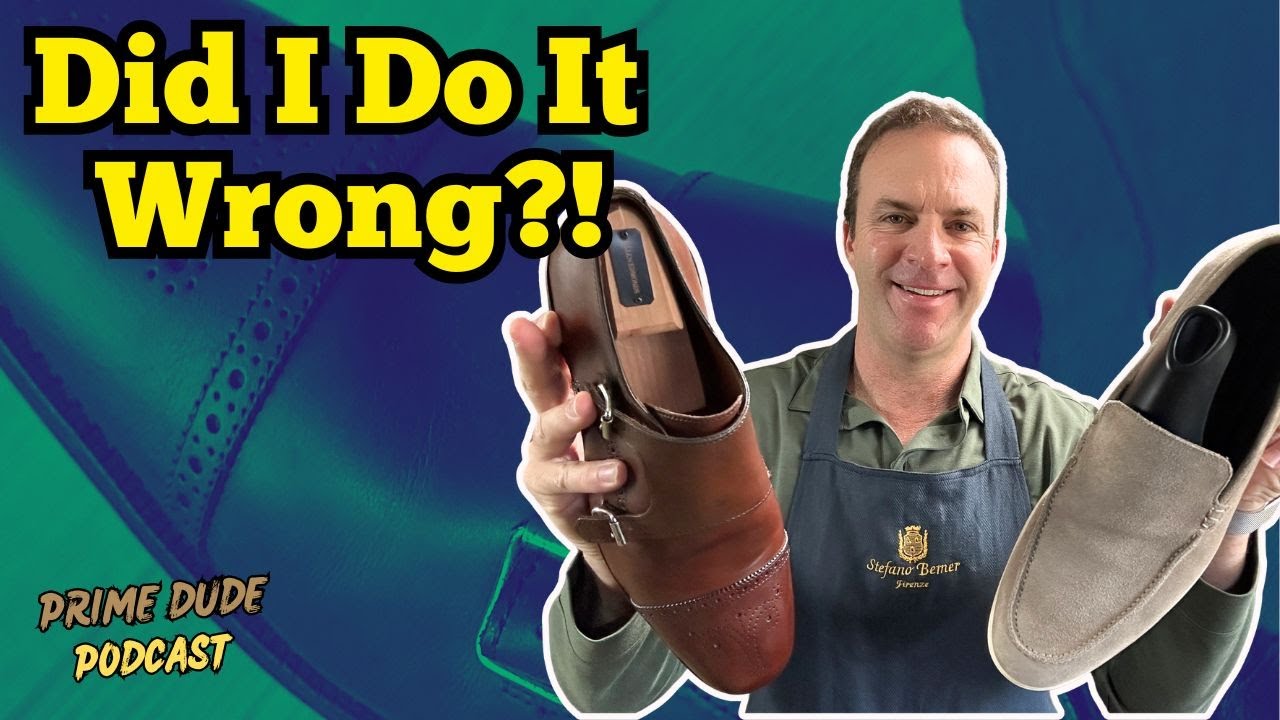 The BEST Way To Gently Restore Suede and Leather Shoes | PLUS: Fall Pants You Need!