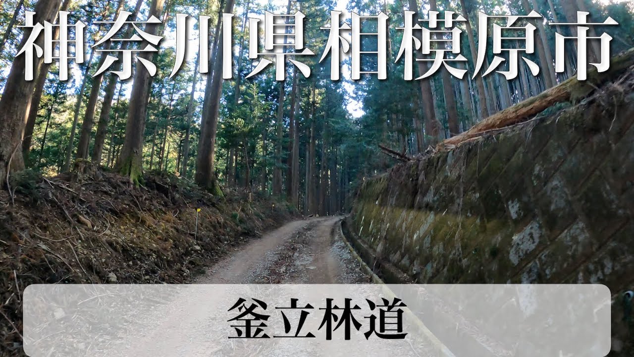 神奈川県相模原市 釜立林道 - Driving on Kamatate Forest Road in Sagamihara City with Jeep Renegade [4K/車載動画]