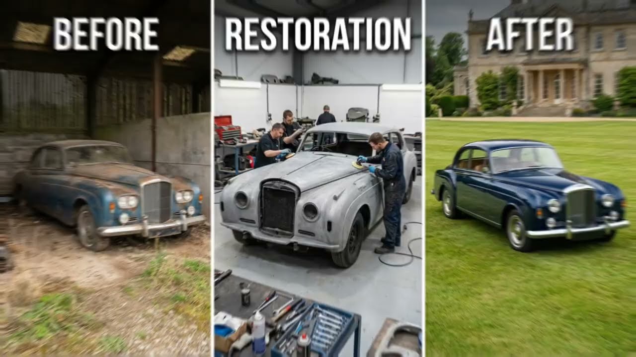 ASMR Luxury Car Restoration 1960s Bentley S3 Continental Complete Satisfying Full Restoration