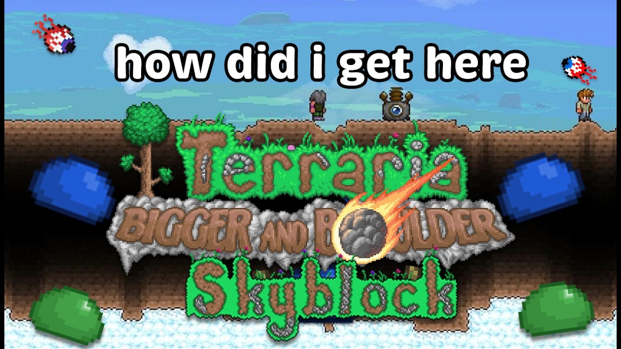 Terraria Skyblock свела меня с ума