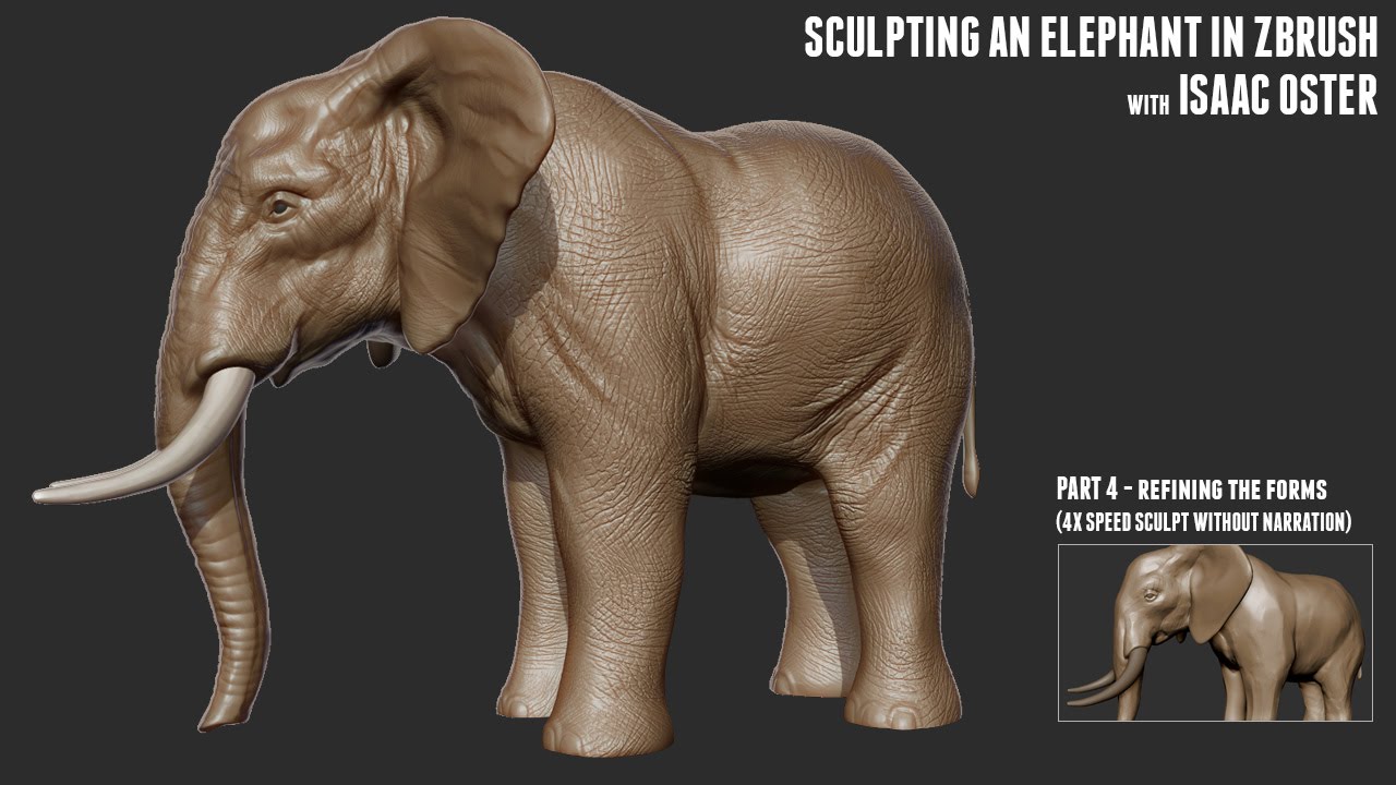 Sculpting an Elephant with Isaac Oster - Part 4