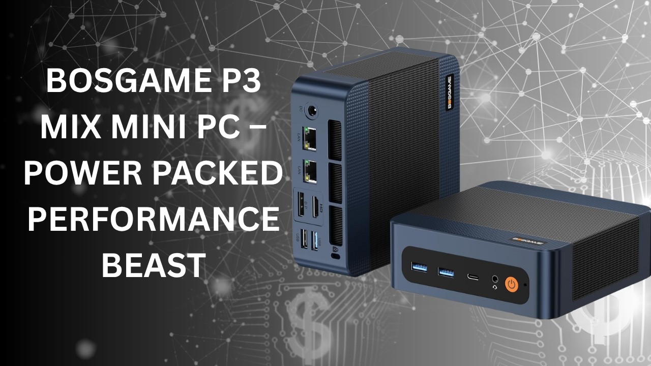Mini PC Beast 🔥 Ryzen 7640HS + 32GB DDR5 + 4K Triple Display | BOSGAME