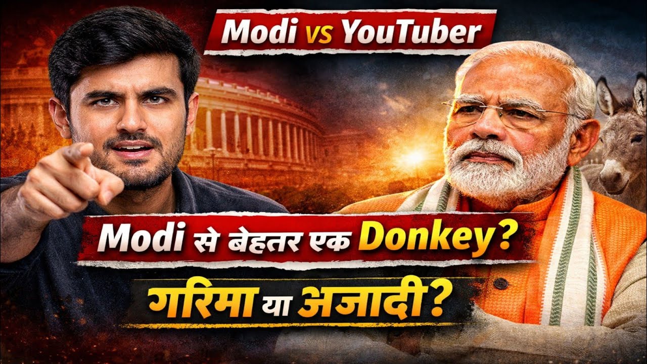 Dhruv Rathee ne Modi ko Donkey kaha? Sach kya hai | PM Modi ki Garima par bada sawal