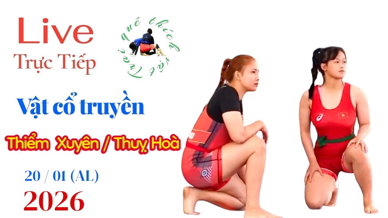 Trực tiếp giải vật hội làng Thiểm Xuyên / Thuỵ Hoà chiều cuối ngày hội