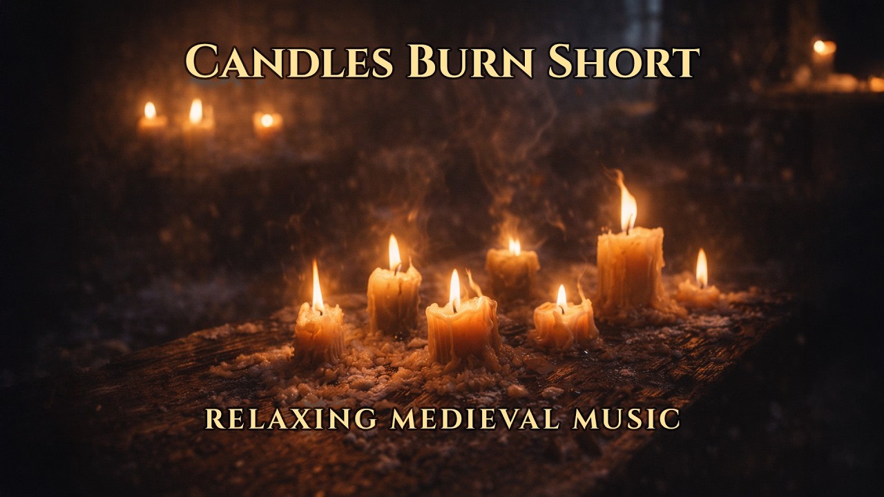 Candles Burn Short – Relaxing Medieval Tavern Music | Fantasy Ambience