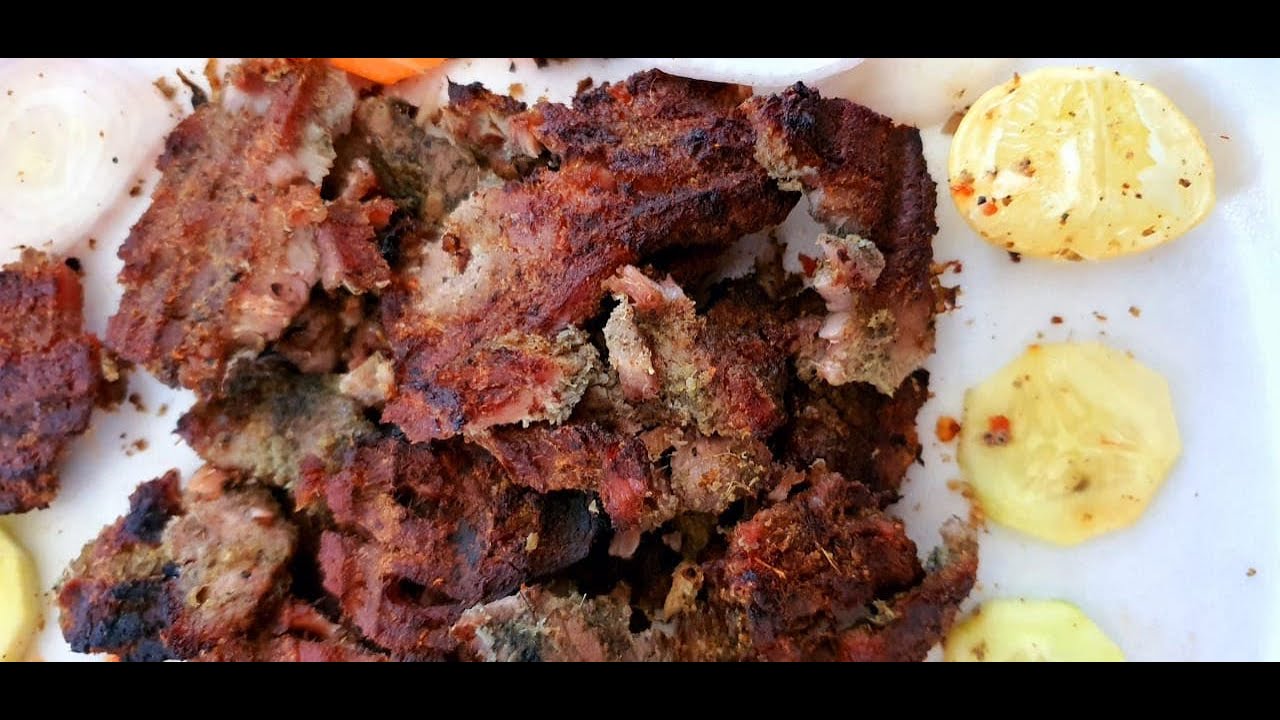 Tatti ka gosht|Grilled Meat by Hyderabadi khana