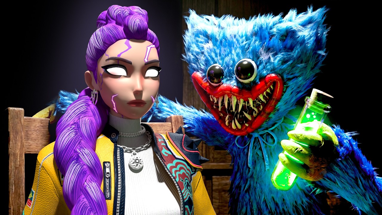 HUGGY WUGGY's Drink really DELICIOUS?! Poppy Playtime 5 vs KPop Demon Hunters