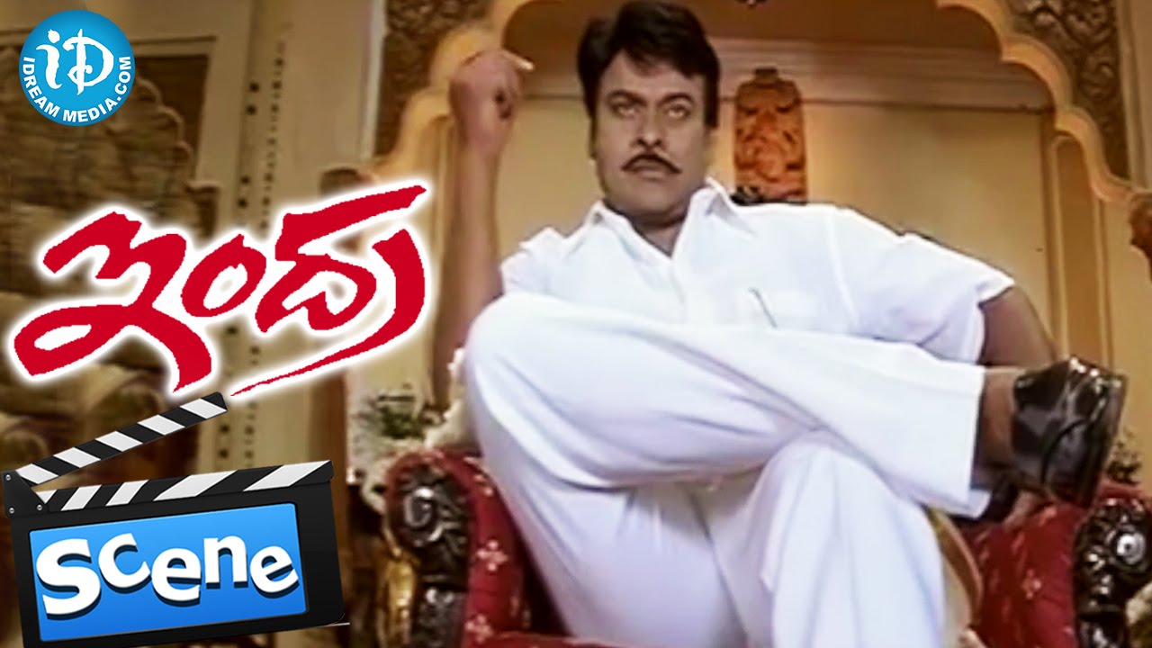 Indra Movie Scenes - Chiranjeevi Warns Mukesh Rishi || Sonali Bendre || Arthi Agarwal