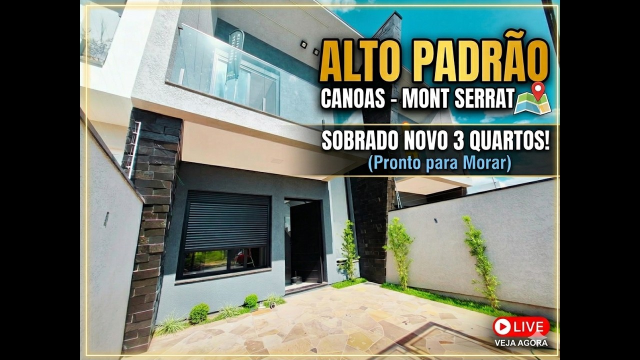 Sobrado 3 Quartos à venda no Mont Serrat em Canoas