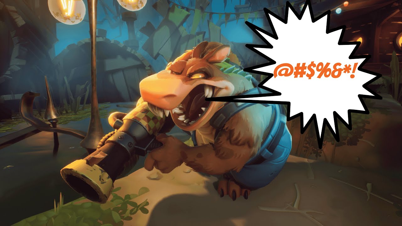 Crash Bandicoot&trade; 4: Dingodile says a Naughty Word