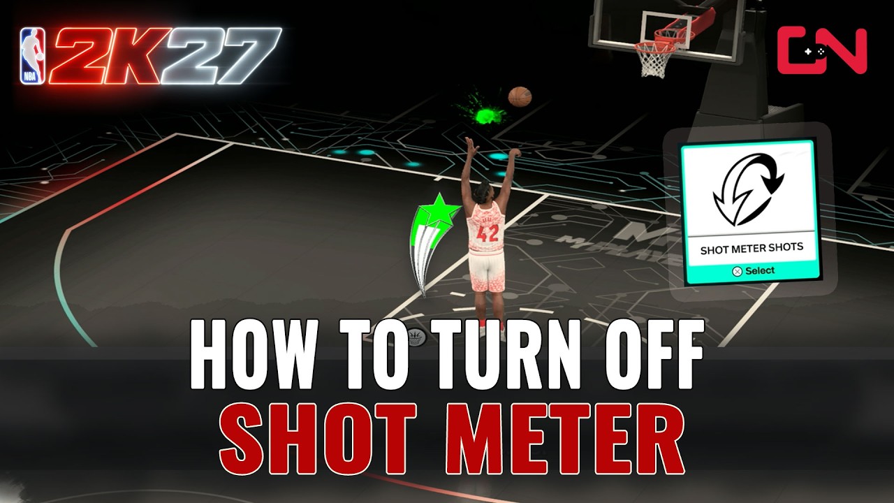 NBA 2K27 How to Turn off Shot Meter and Change its Shape, Color, Size