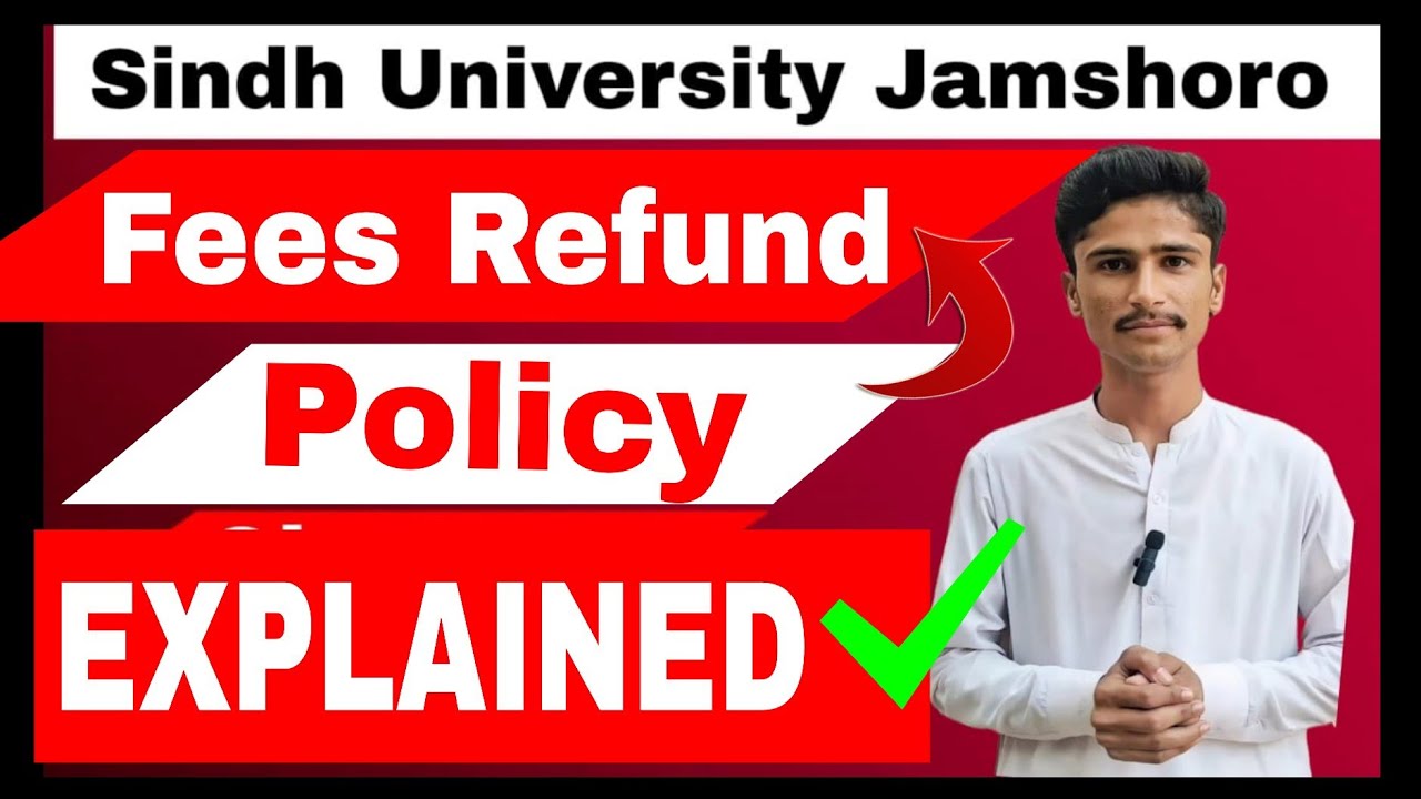 How to refund Sindh University fees?🤔 | Sindh University fees Refund policy explained✅