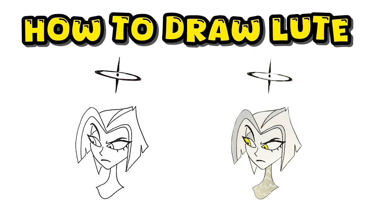 How to Draw Exorcist Lute from Hazbin Hotel – Enjoyable Lesson with Colored Markers
