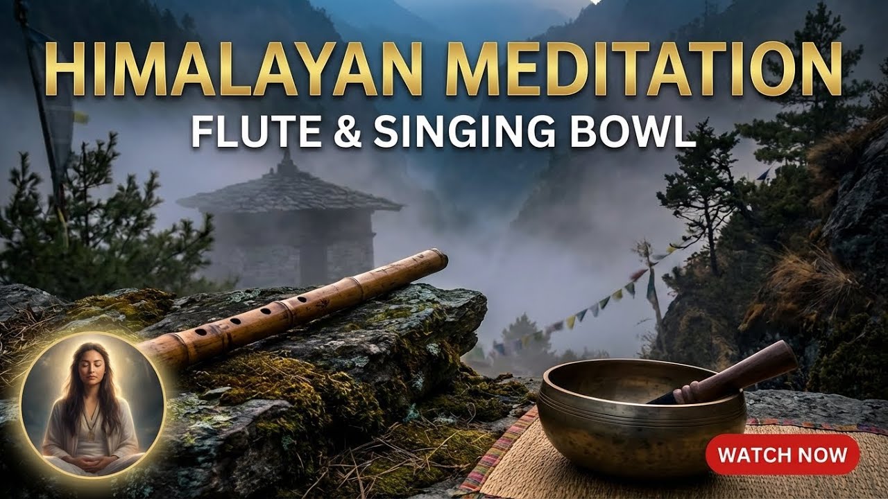 Echoes of the Canyon: Breathy Flute & Singing Bowl | Deep Sleep & Focus Music