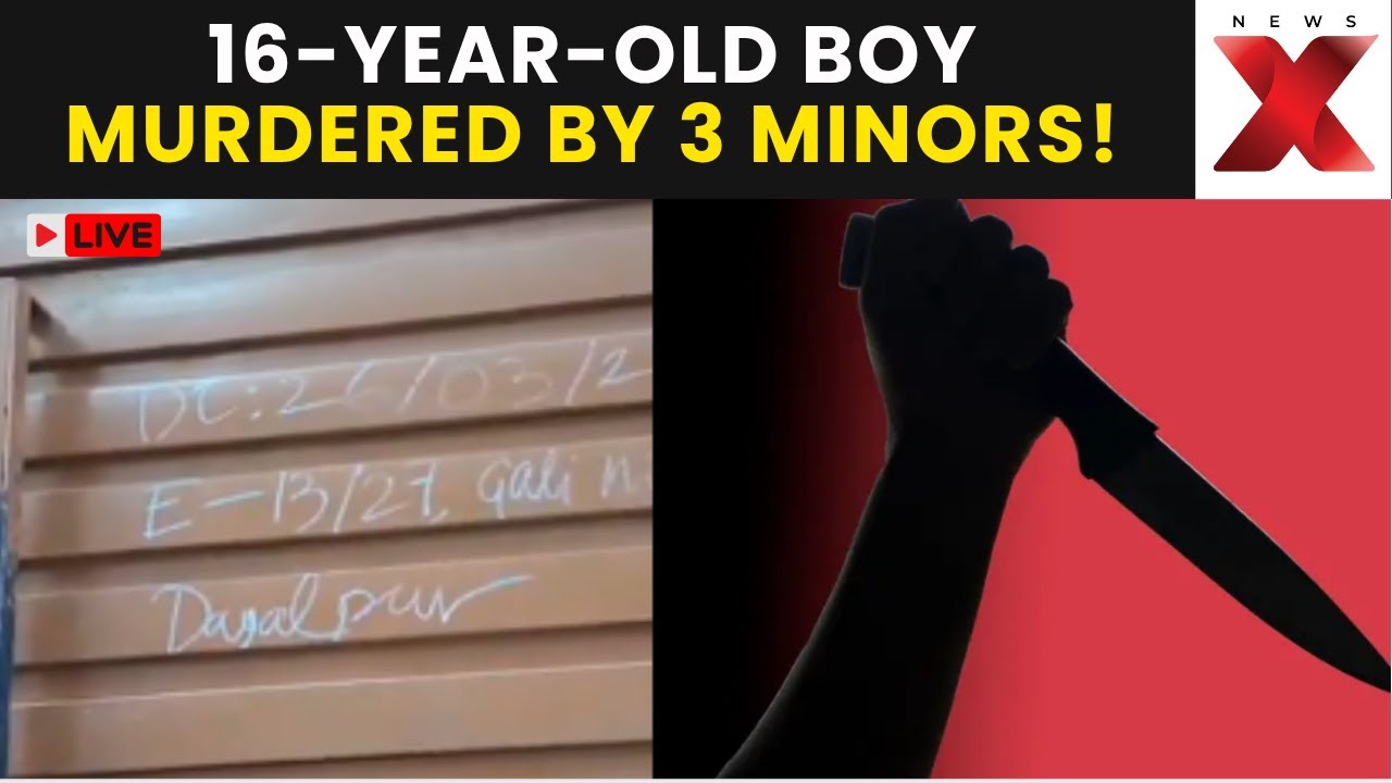 16-year-old boy Killed LIVE | Police detain three minors after teen stabbed to death