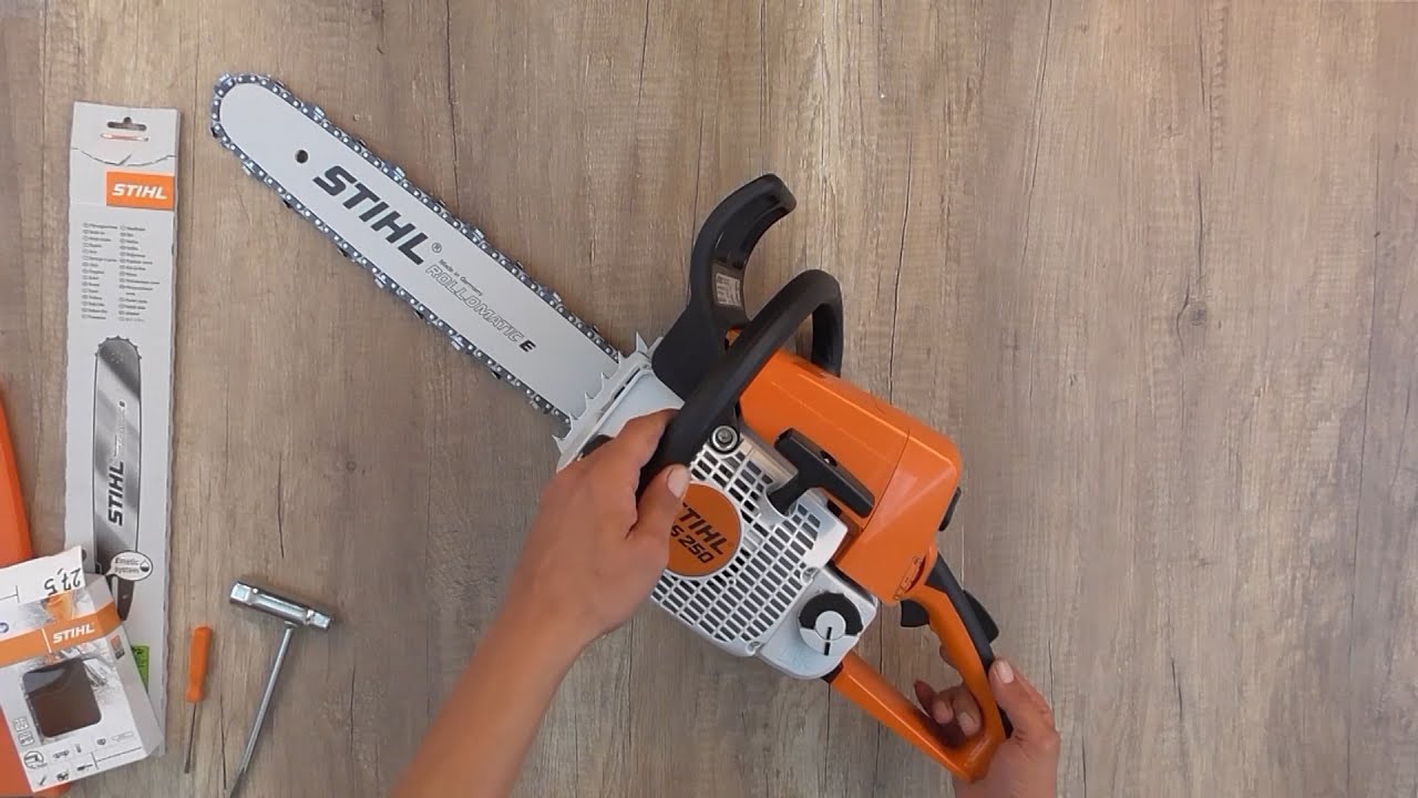Unboxing and Assembling  STIHL MS 250 Chainsaw with (40 cm) 16