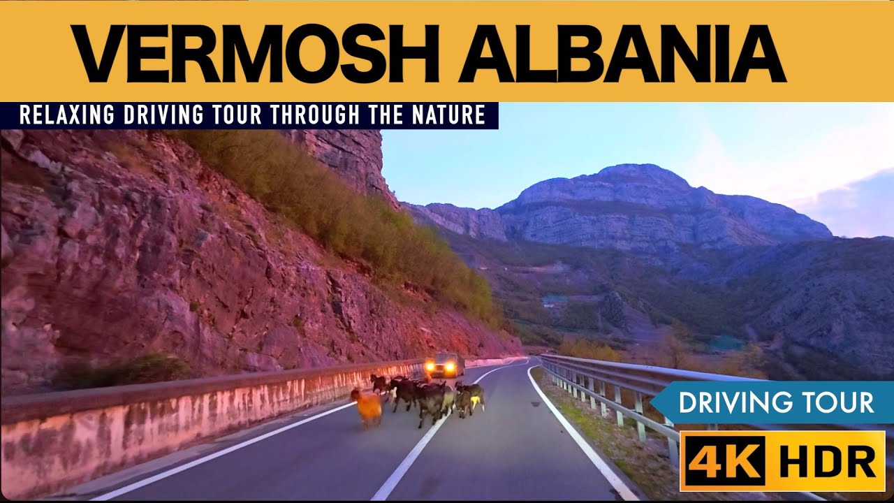 TAMARE LEQET E HOTIT - THE MOUNTAIN OF ALBANIA - RELAXING DRIVE WITH CALMING MUSIC