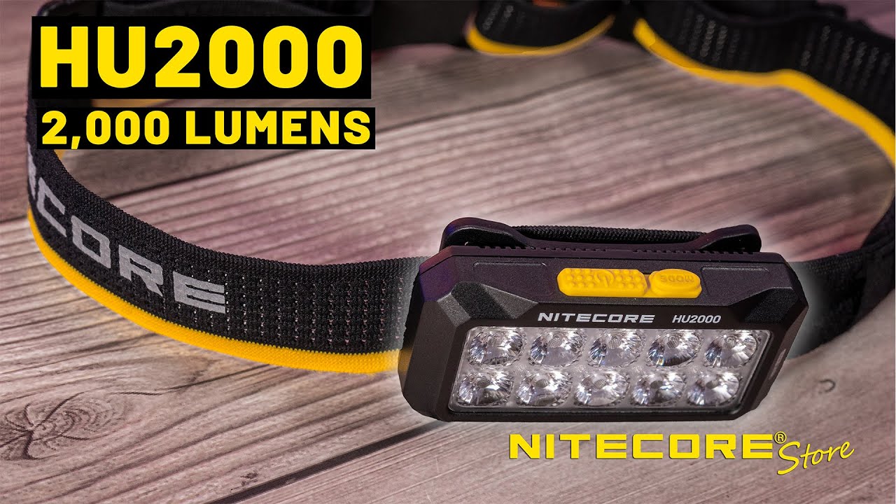 UNLIMITED POWER | The Nitecore HU2000 Headlamp (2000 Lumens)