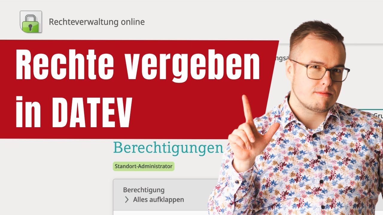 Wie funktioniert die DATEV Rechteverwaltung online? (in Unternehmen online)